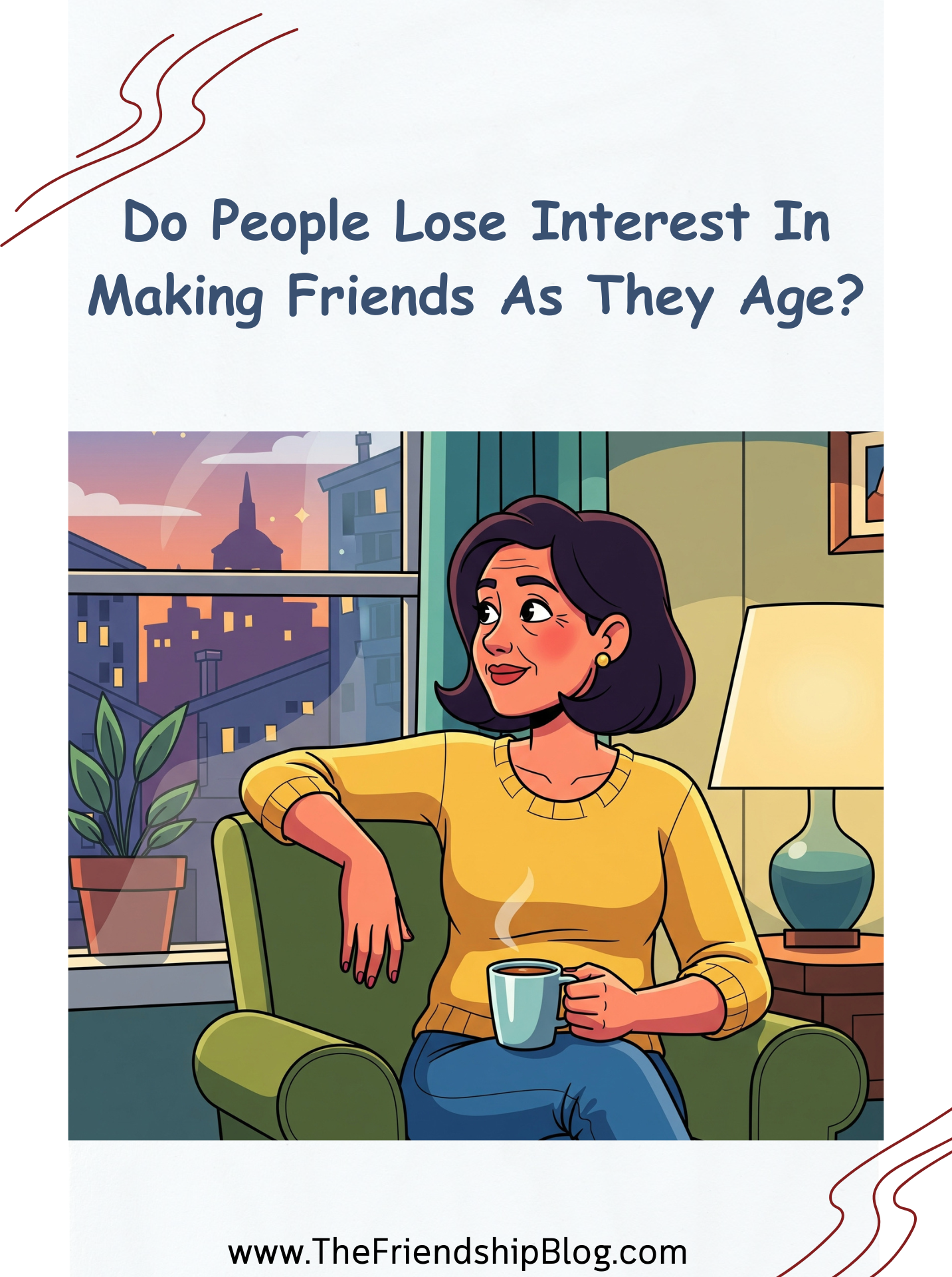 Aging and Friendship pin. (credit: Gemini)