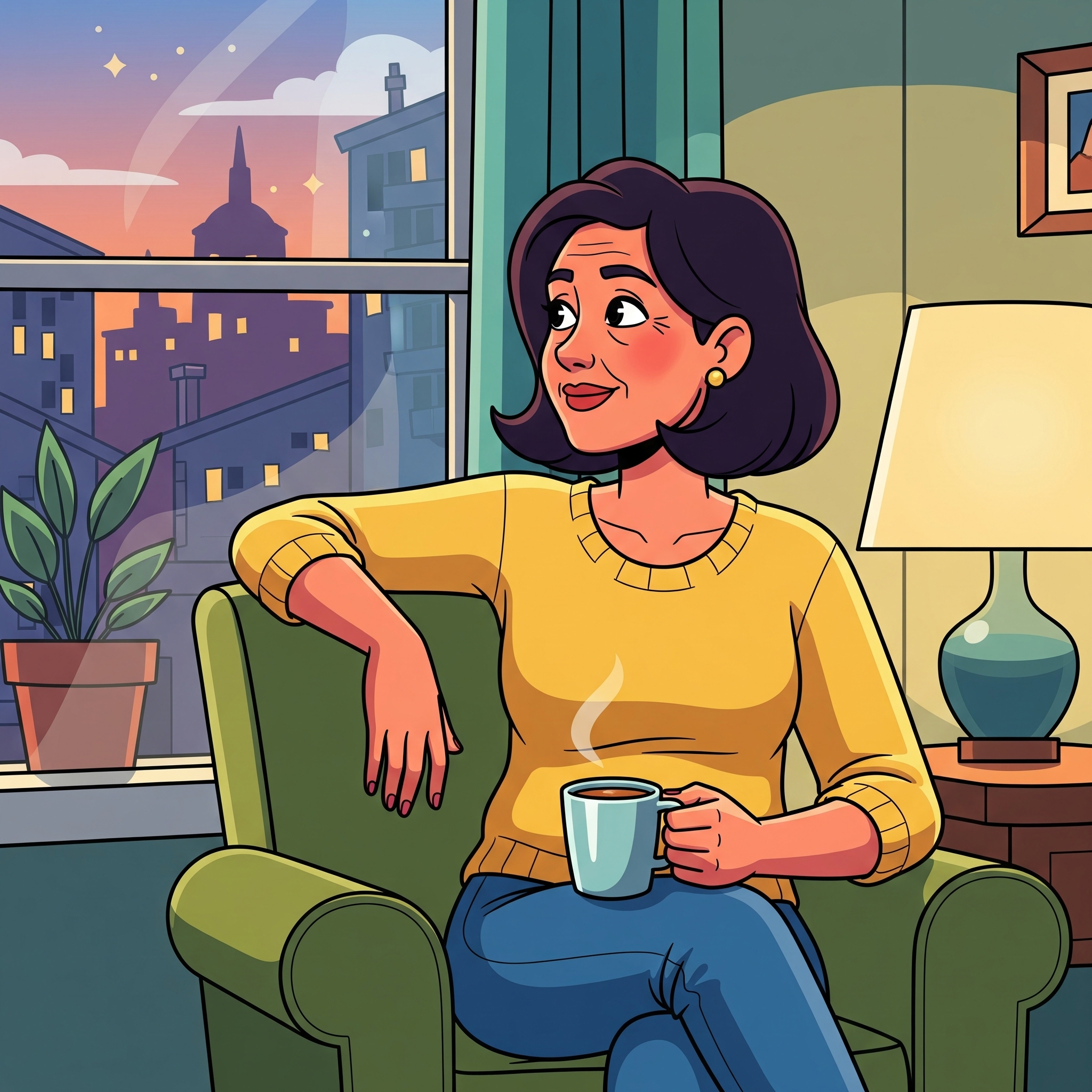 Friendship and Aging: Middle-aged woman looking wistful